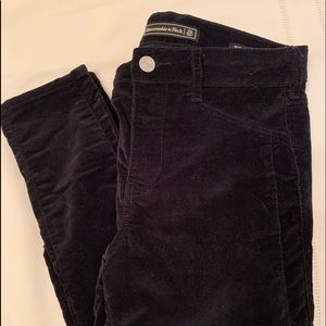 Abercrombie and Fitch velour pants